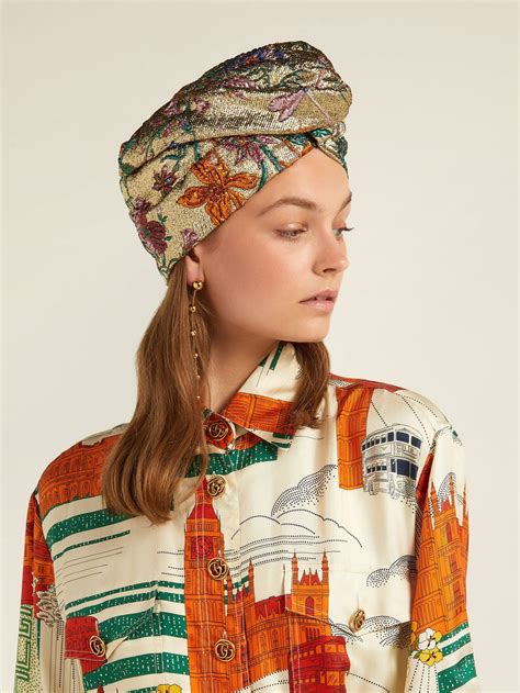 gucci turban hat|Gucci turban style.